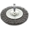 Superior Steel 2" Wire Wheel 1/4" Shank - Coarse Crimped Wire 4500 RPM S1860 - alternate 1
